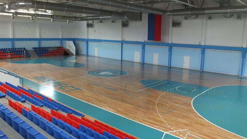 Завершены работы по монтажу спортивного паркета Спорт БМ в спортзале МСГ, г. Санкт-Петербург.