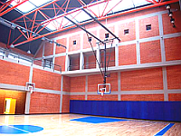 Защитные протекторы на стены и колонны спортивного зала